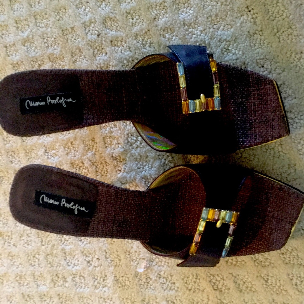 Stone beauties . 37 1/2 worn once . Final price $120